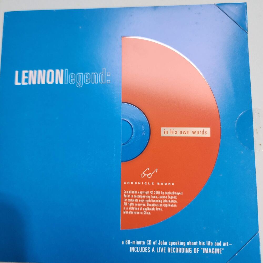 Lennon Legend : An Illustrated Life of John Lennon 2003 w/Slipcase, Inserts, CD - Picture 6 of 16